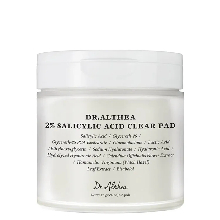 Dr Althea 2% Salicylic Acid Clear Pad 170g/65pads
