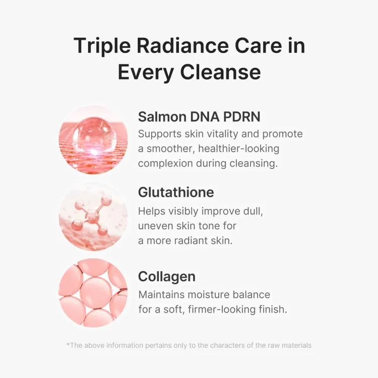 Medicube Pdrn Pink Glutathione Capsule Cleansing Foam 120g