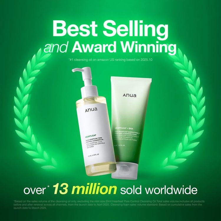 Anua Heartleaf Quercetinol Cleansing Foam 150ml