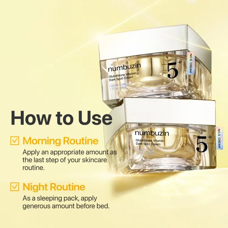 Numbuzin No5+ Vitamin Glutathione Dark Spot Laser, 50ml