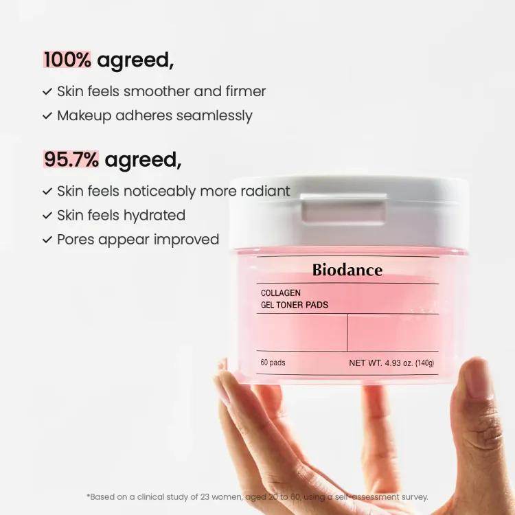 Biodance Collagen Gel Toner Pads (60), 140ml