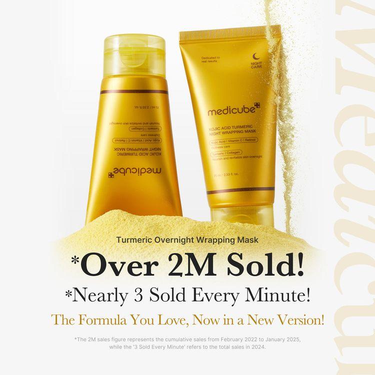 Medicube Kojic Acid Turmeric Night Wrapping Mask,75ml