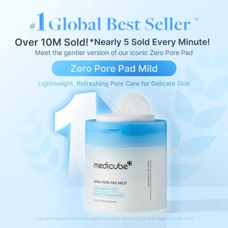 Medicube Zero Pore Pad Mild (70pcs),155g