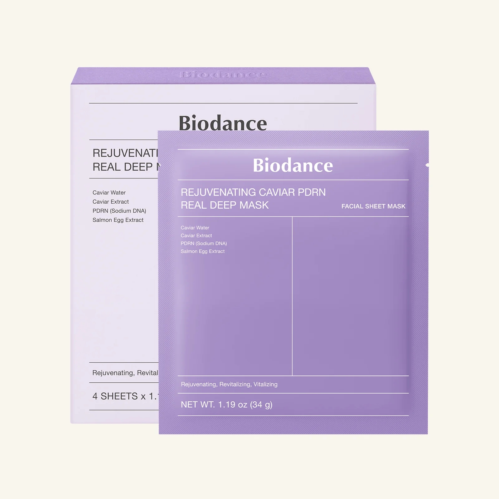 Biodance Rejuvenating Caviar Pdrn Real Deep Mask 34g