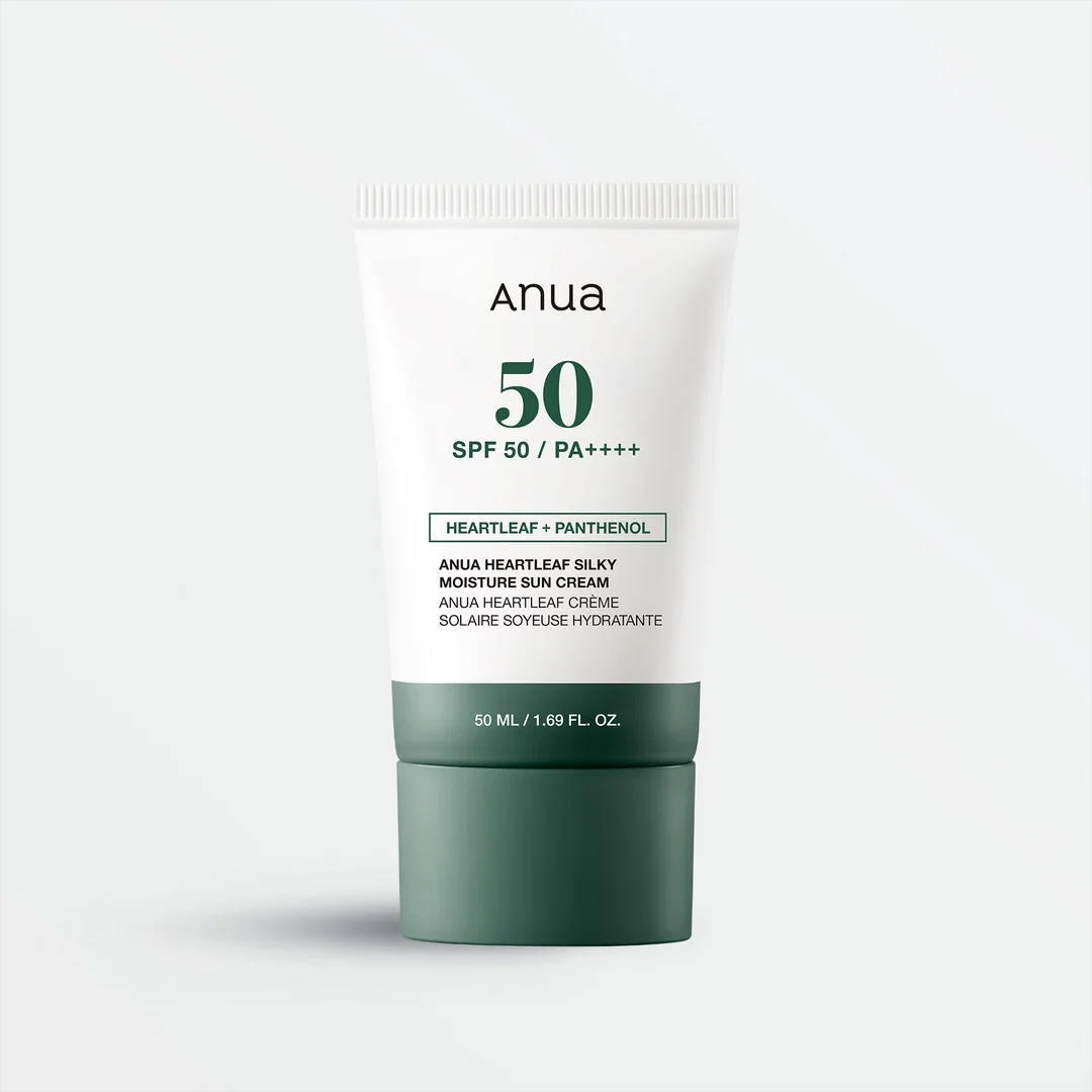 Anua Heartleaf Silky Moisture Sunscream Spf 50, 50ml