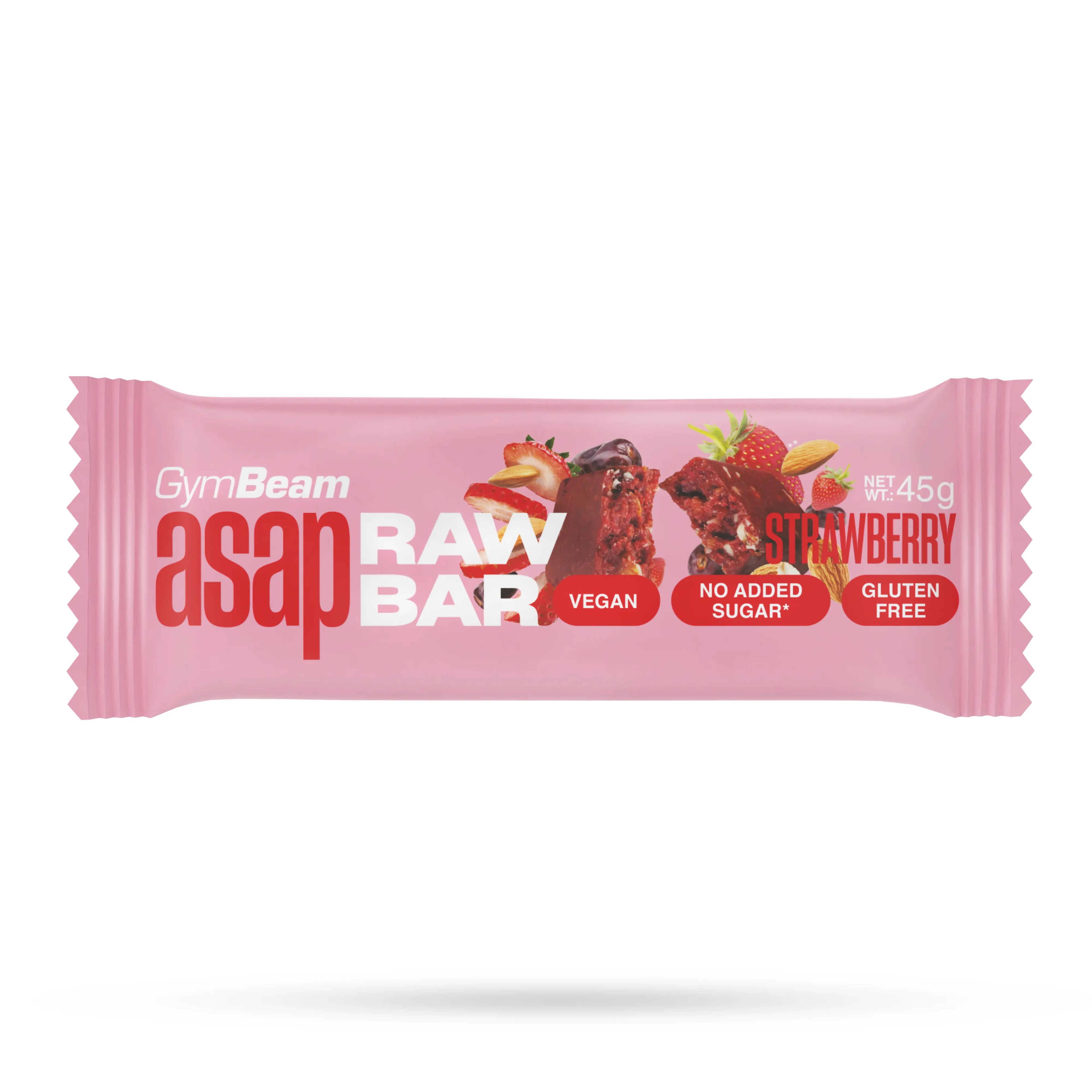 Gymbeam Asap Raw Bar 45g, Strawberry