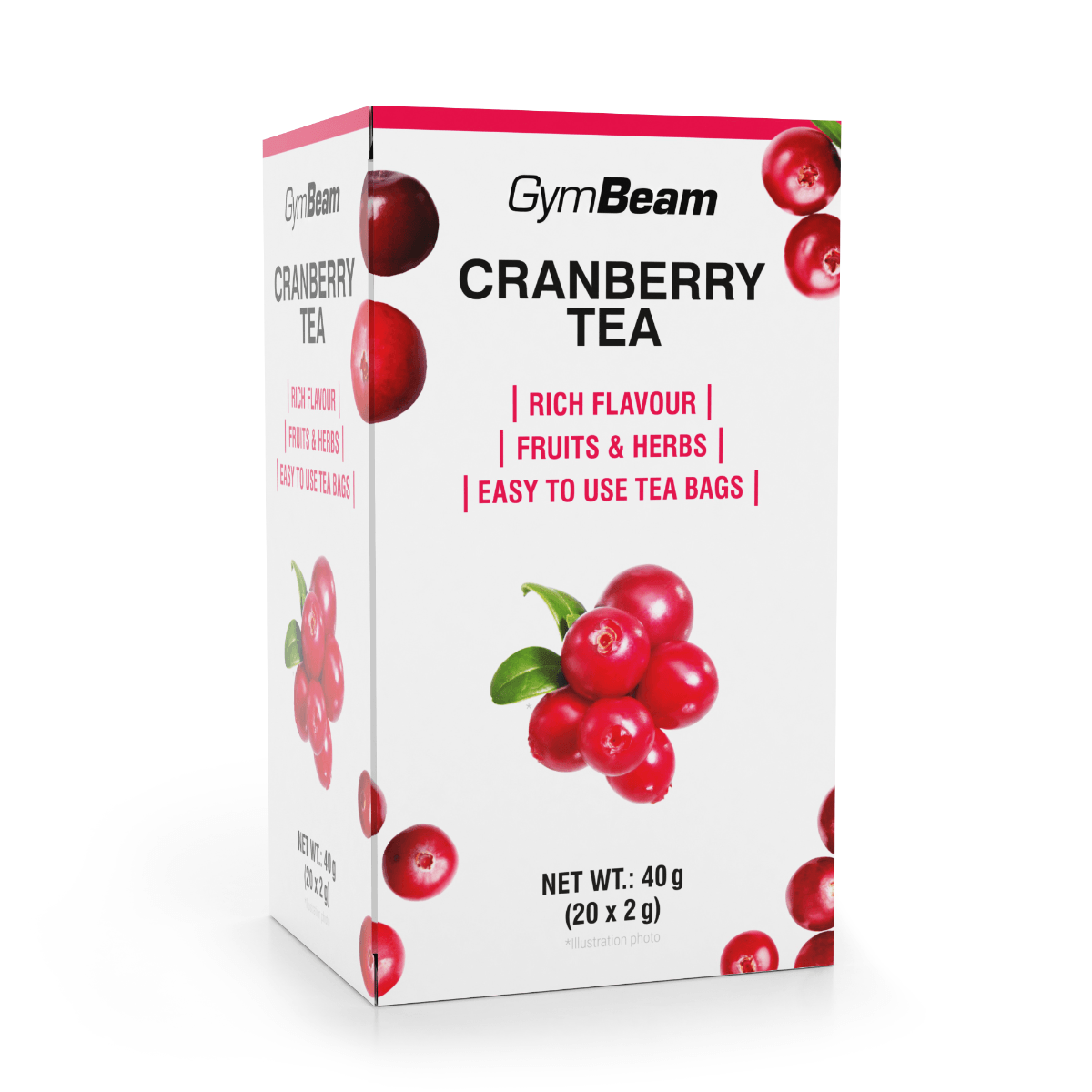 Gymbeam Cranberry Tea, 20x2g