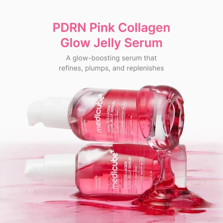 Medicube Pdrn Pink Collagen Glow Jelly Serum,30ml