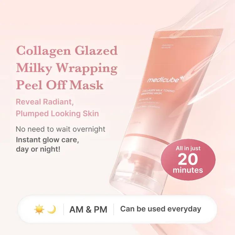 Medicube Collagen Milk Toning Wrapping Mask, 75ml