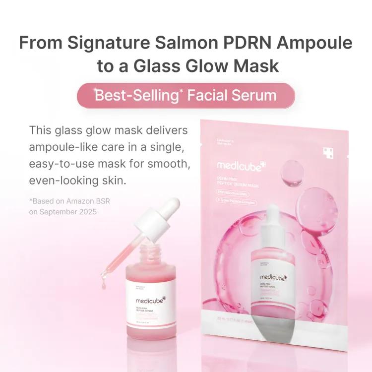 Medicube Pdrn Pink Peptide Serum Mask A1