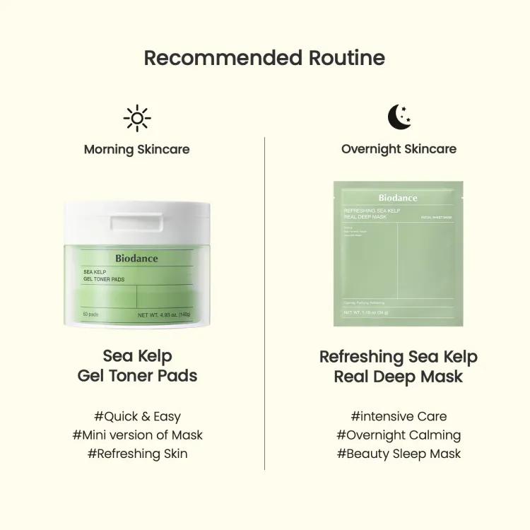 Biodance Sea Kelp Gel Toner Pad 60pcs 140ml
