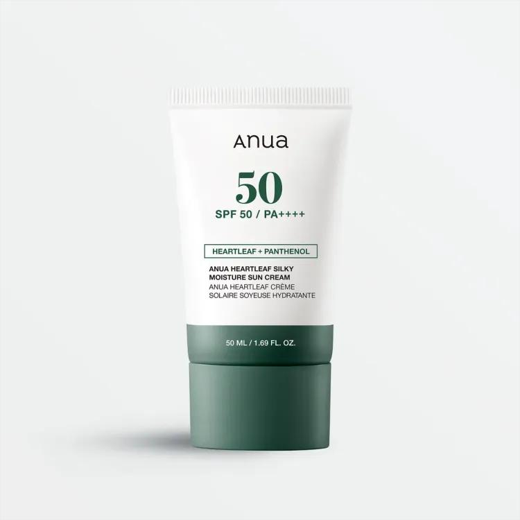 Anua Heartleaf Silky Moisture Sunscream Spf 50, 50ml