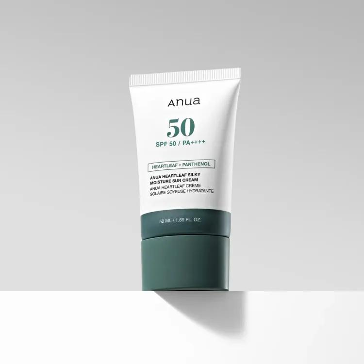 Anua Heartleaf Silky Moisture Sunscream Spf 50, 50ml