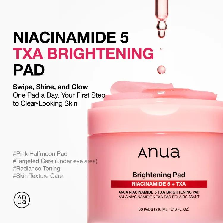 Anua Niacinamide 5 Txa Brightening Pad (60ea) 210ml