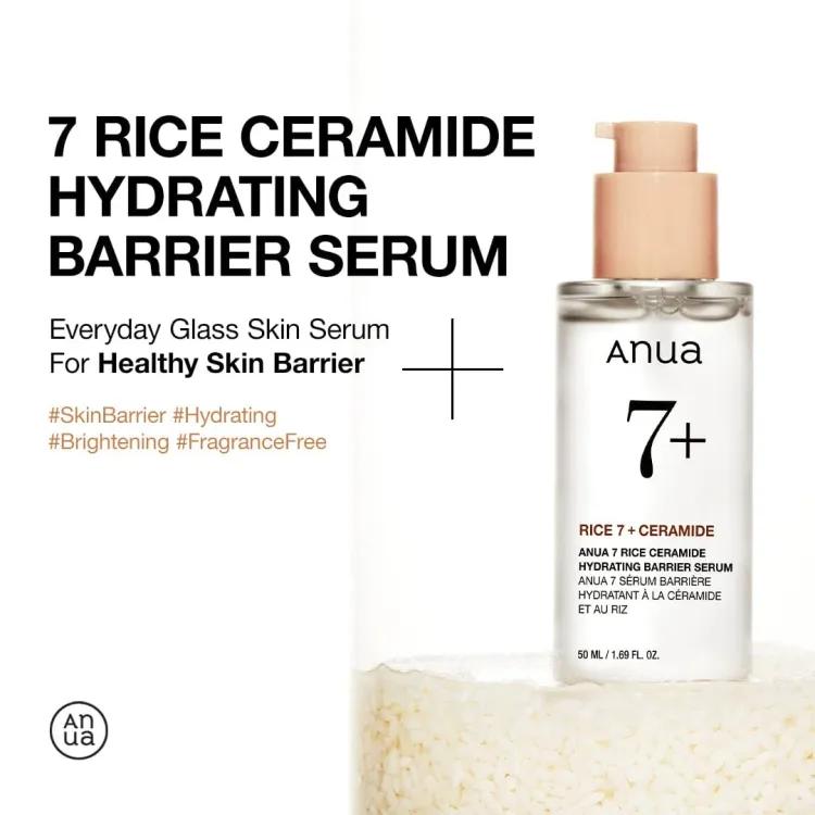 Anua Rice 7 Ceramide Hydranting Barrier Serum 50ml