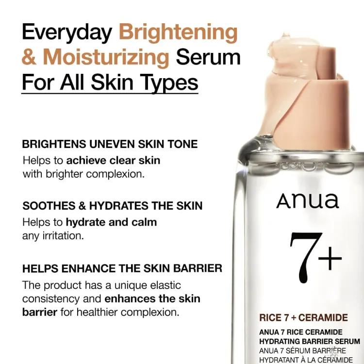 Anua Rice 7 Ceramide Hydranting Barrier Serum 50ml