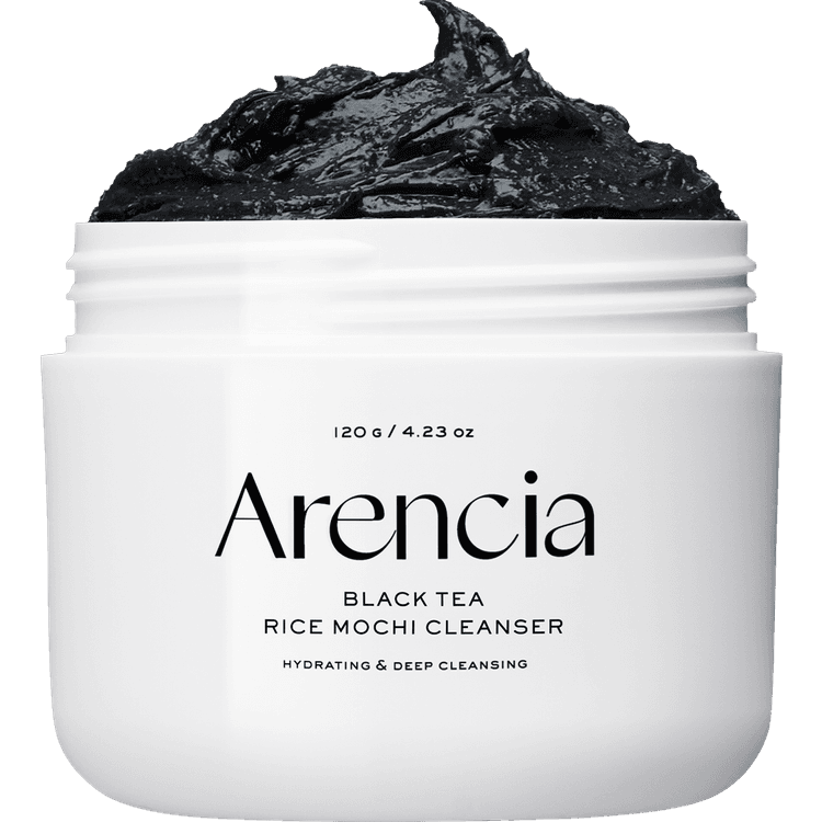 Arencia Black Tea Rice Mochi Cleanser 120g
