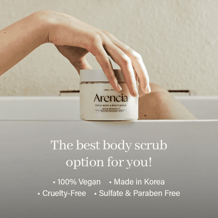 Arencia Fresh Cloud Salt Body & Scalp Scrub 260g