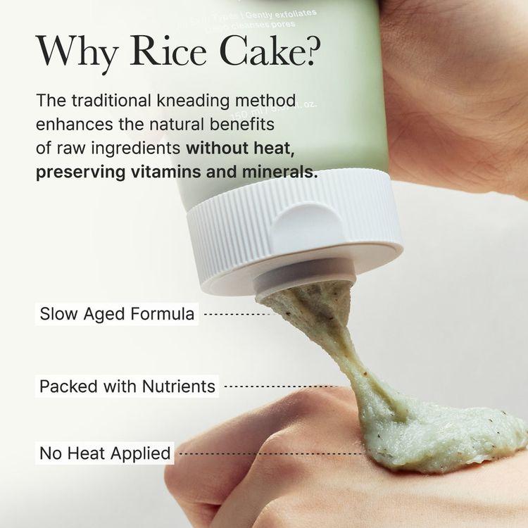 Arencia Green Tea + Lha Pore Rice Cake Cleanser 150g