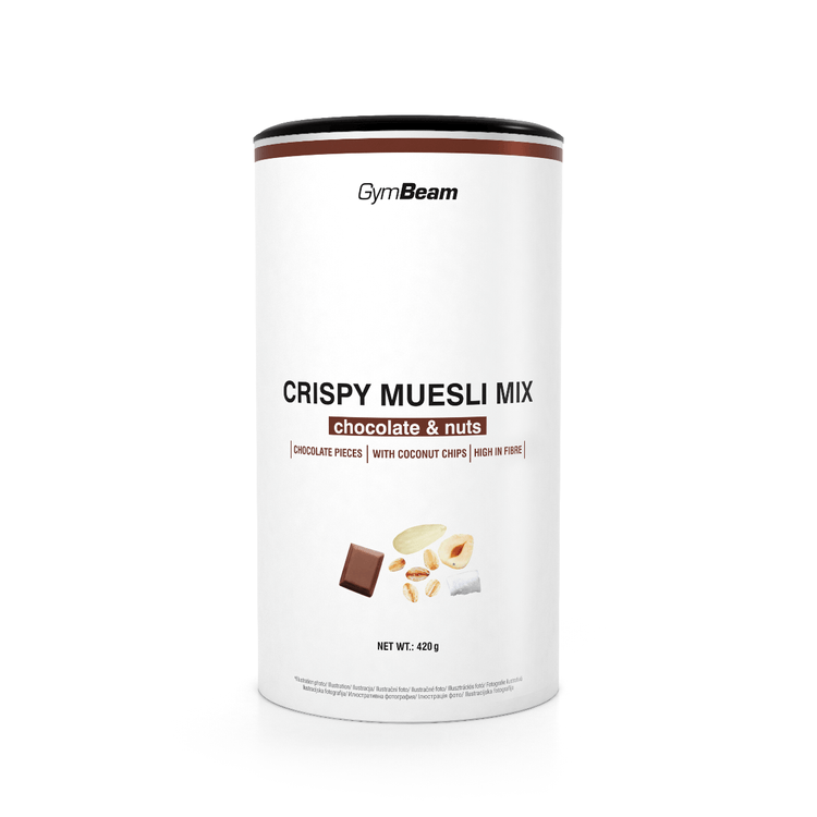 Gymbeam Crispy Muesli Mix, 420g