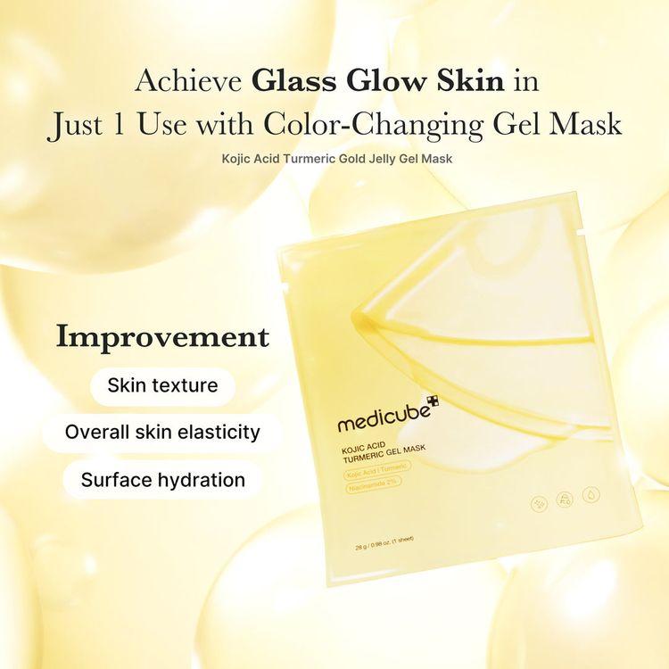 Medicube Kojic Acid Tumeric Brightening Gel Mask 28g