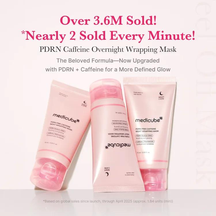 Medicube Pdrn Pink Caffeine Night Wraping Mask 75ml