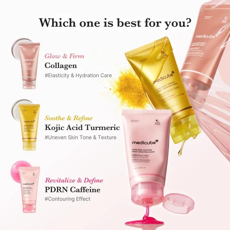 Medicube Pdrn Pink Caffeine Night Wraping Mask 75ml