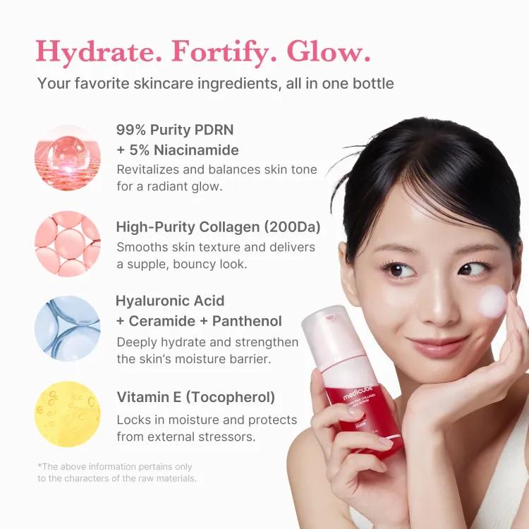 Meducube Pdrn Pink Collagen Bubble Serum 95 Ml