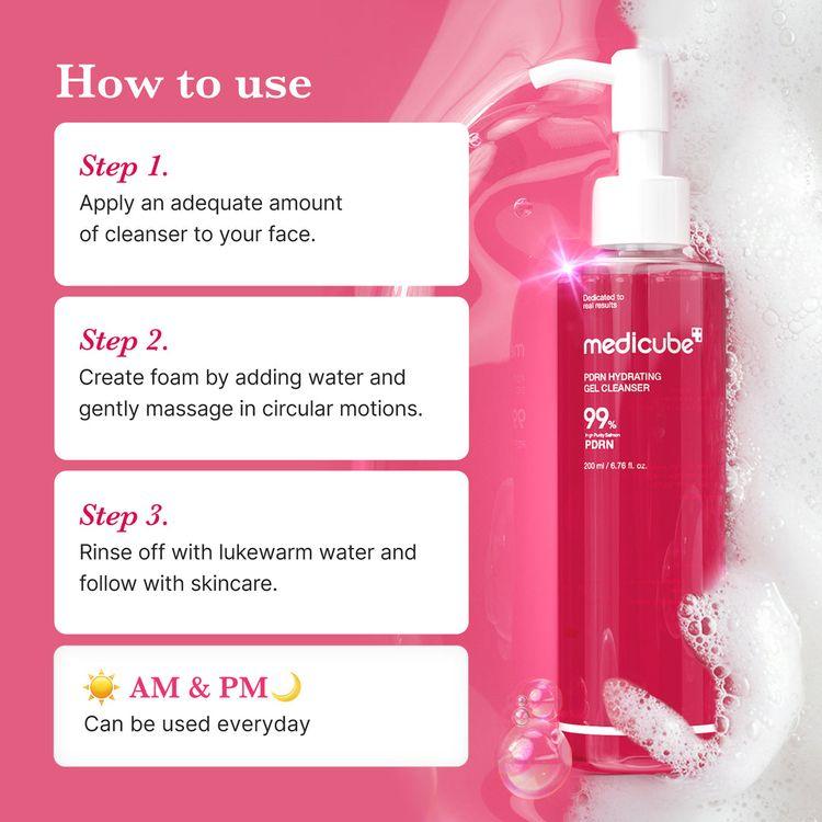 Medicube Pdrn Hydranting Gel Cleanser 200ml