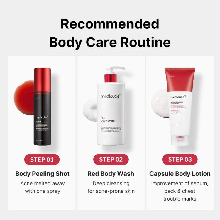 Medicube Red Acne Body Peeling Shot 2.0,110g