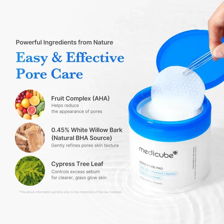 Medicube Zero Pore Pad 2.0 (70pcs), 155g