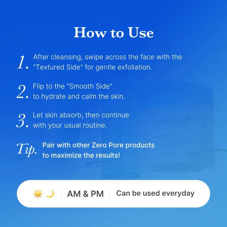 Medicube Zero Pore Pad 2.0 (70pcs), 155g