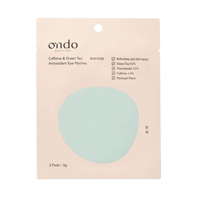 Ondo Beauty 36.5 Caffeine & Green Tea Antioxidant Eye Patches 3g (2 Patches)
