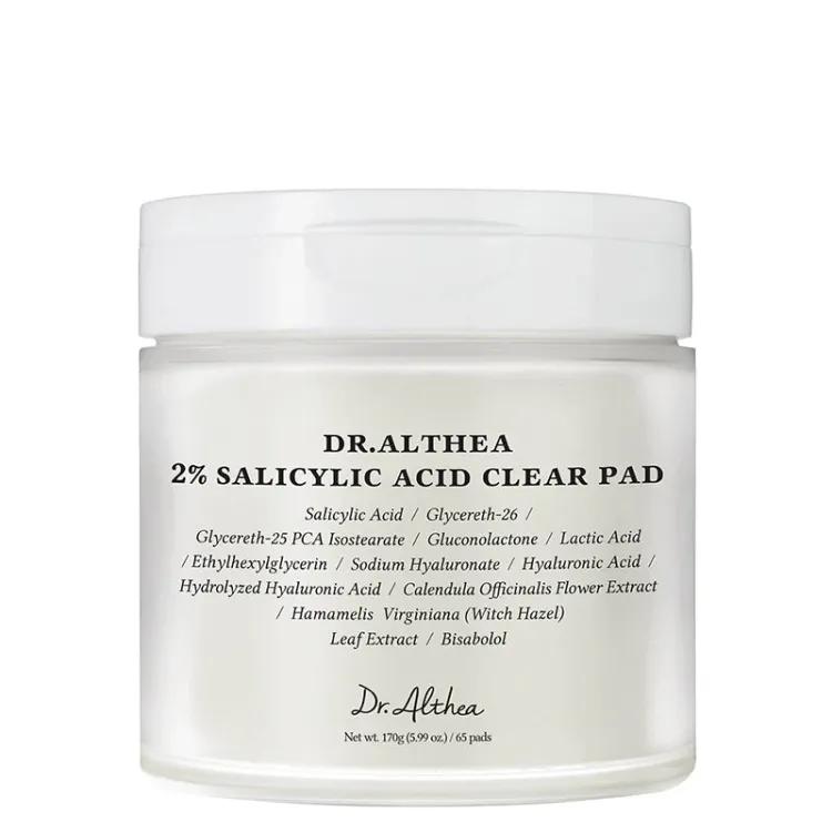 Dr Althea 2% Salicylic Acid Clear Pad 170g/65pads