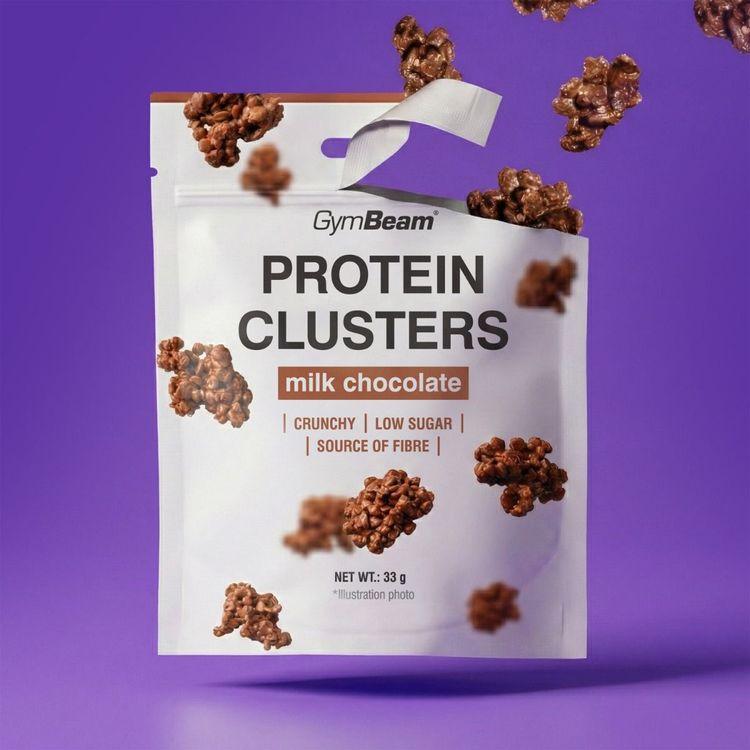 Gymbeam Protein Clusters, Milk Chocolate, 33g