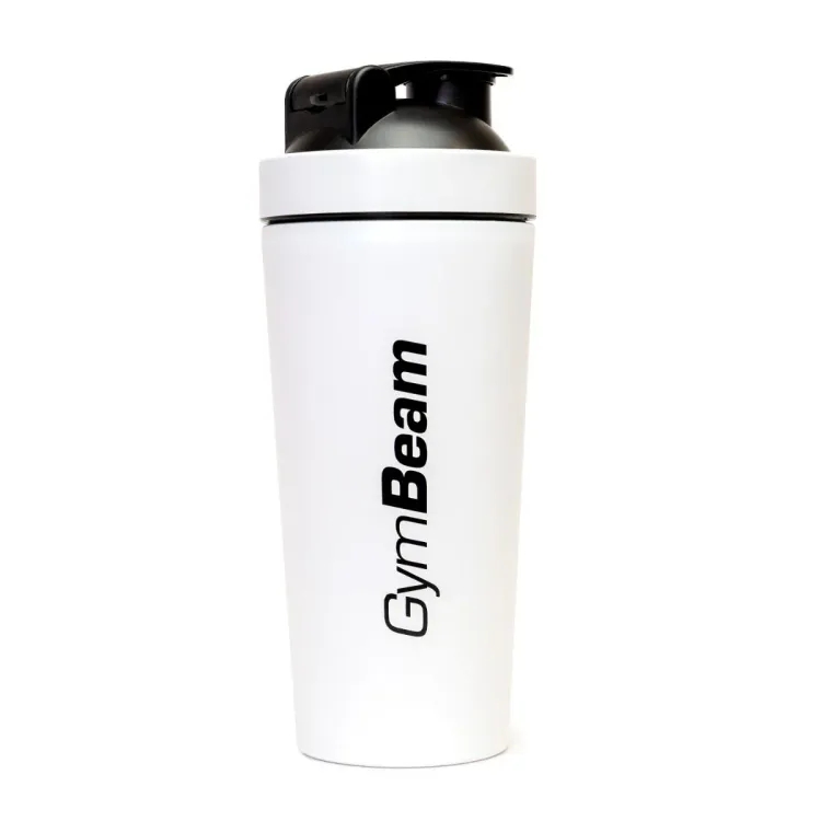 Gymbeam Steel Shaker White 750ml