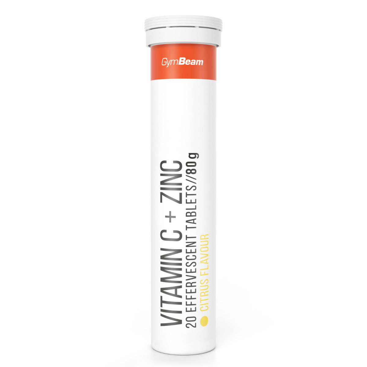 Gymbeam Vitamin C+zinc Eff,20tbl, Citrus